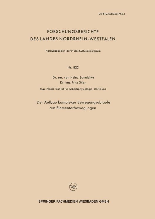 Produktbild: Der Aufbau komplexer Bewegungsabl&auml;ufe aus Elementarbewegungen