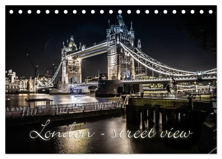 Produktbild: London - street view (CH-Version) (Tischkalender 2026 DIN A5 quer), CALVENDO Monatskalender