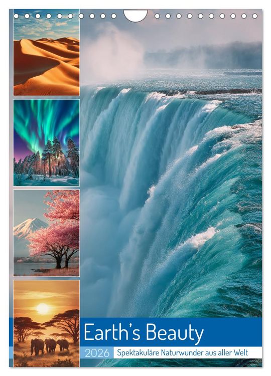 Produktbild: Earth&rsquo;s Beauty (Wandkalender 2026 DIN A4 hoch), CALVENDO Monatskalender