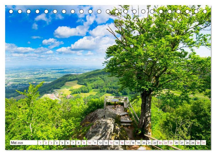 Produktbild: Idyllischer Schwarzwald (Tischkalender 2026 DIN A5 quer), CALVENDO Monatskalender
