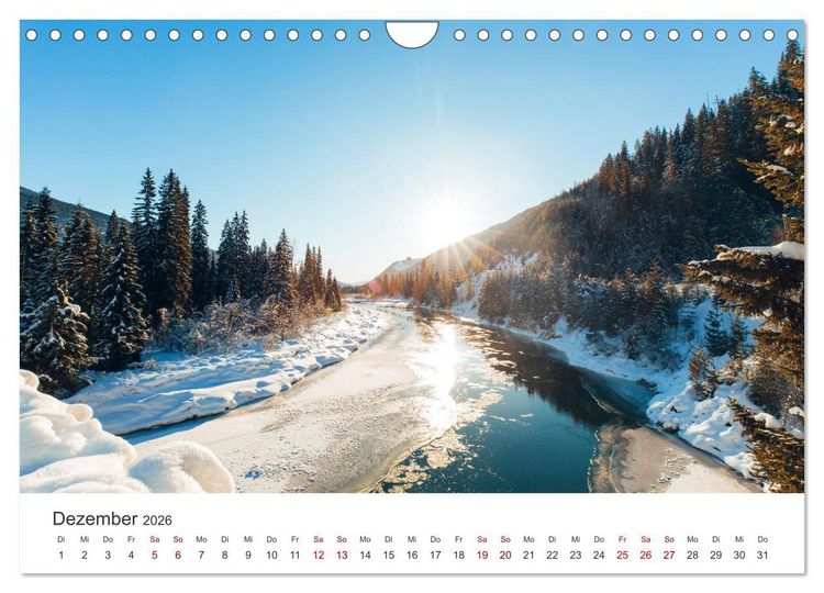 Produktbild: British Columbia - Faszination Kanada (Wandkalender 2026 DIN A4 quer), CALVENDO Monatskalender