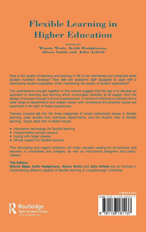 Produktbild: Flexible Learning in Higher Education