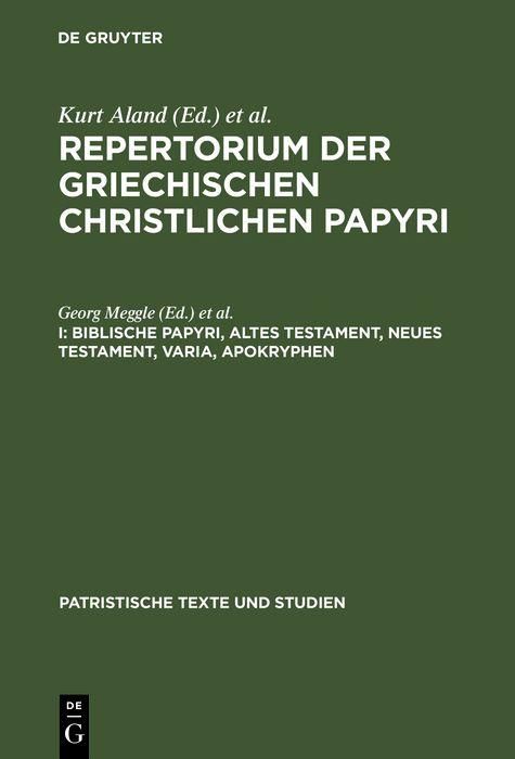 Produktbild: Biblische Papyri, Altes Testament, Neues Testament, Varia, Apokryphen