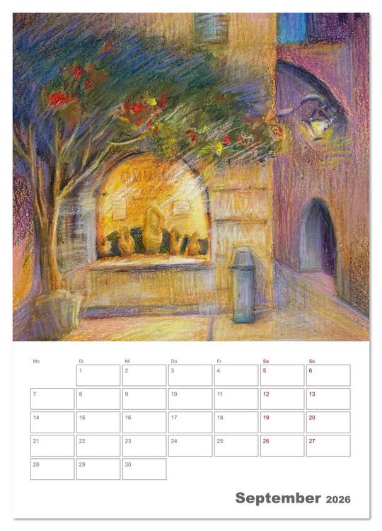 Produktbild: Anna Arndt Jahresimpressionen mit Planer (Wandkalender 2026 DIN A3 hoch), CALVENDO Monatskalender