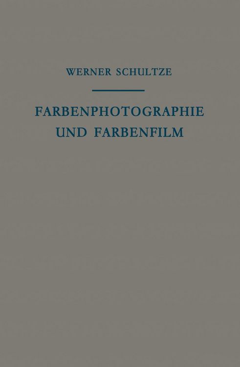 Produktbild: Farbenphotographie und Farbenfilm