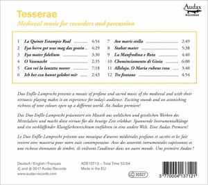 Produktbild: Medieval Music for Recorders and Percussion