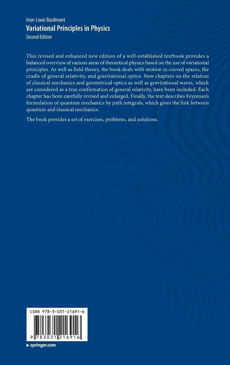Produktbild: Variational Principles in Physics