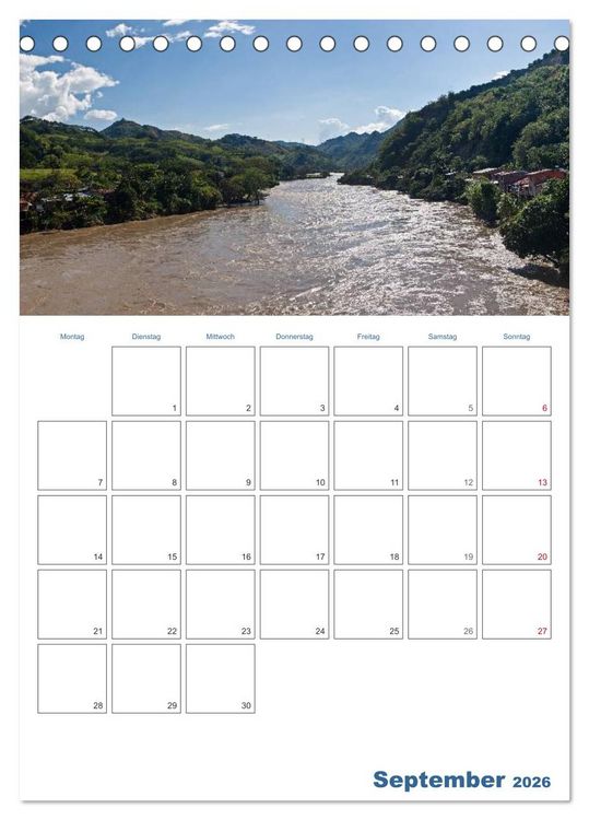 Produktbild: HOMMAGE AN KOLUMBIEN (Tischkalender 2026 DIN A5 hoch), CALVENDO Monatskalender
