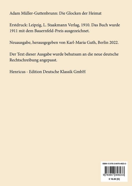 Produktbild: Die Glocken der Heimat (Gro&szlig;druck)