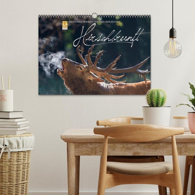 Produktbild: Emotionale Momente: Hirschbrunft (Wandkalender 2026 DIN A3 quer), CALVENDO Monatskalender