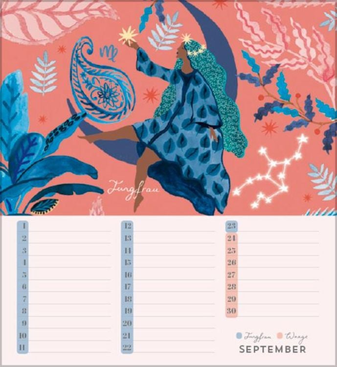 Produktbild: Geburtstagskalender Sternzeichen