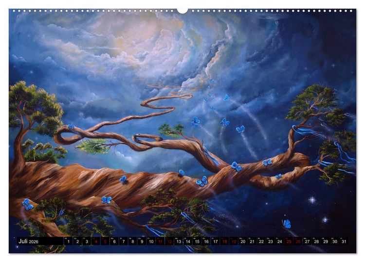 Produktbild: Im Traum ein Baum (hochwertiger Premium Wandkalender 2026 DIN A2 quer), Kunstdruck in Hochglanz