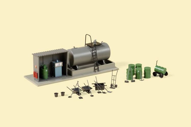 Produktbild: Auhagen 11469 H0 Kleinlok-Tankstelle