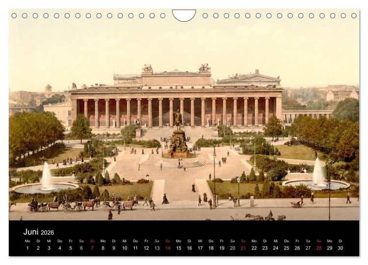 Produktbild: Berlin um 1900 (Wandkalender 2026 DIN A4 quer), CALVENDO Monatskalender