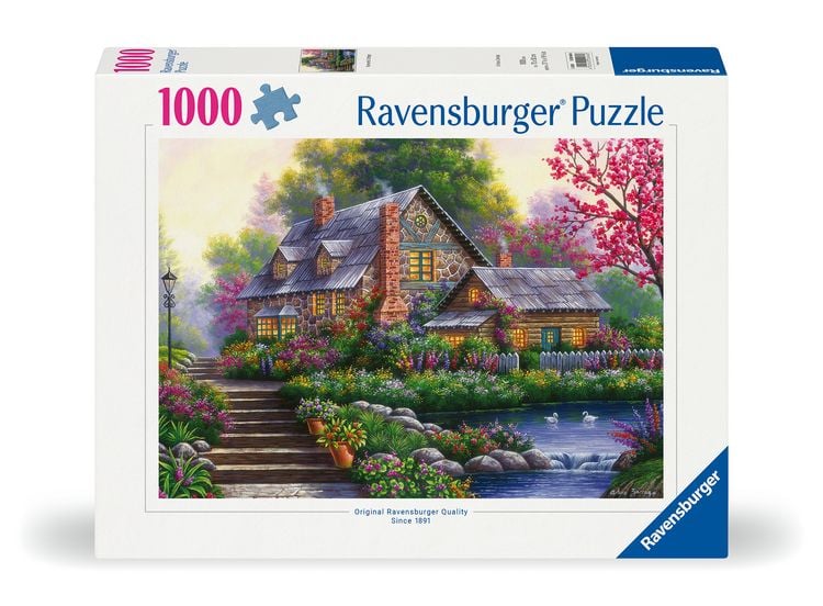 Produktbild: Erwachsenenpuzzle 1000 Teile - Romantisches Cottage
