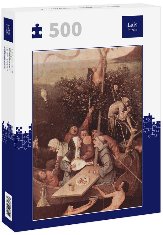 Produktbild: Lais Puzzle Hieronymus Bosch - Das Narrenschiff 500 Teile