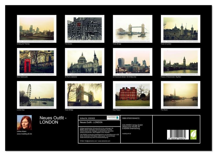 Produktbild: Neues Outfit - LONDON (Wandkalender 2026 DIN A3 quer), CALVENDO Monatskalender