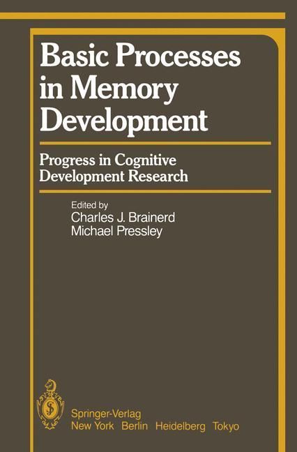 Produktbild: Basic Processes in Memory Development