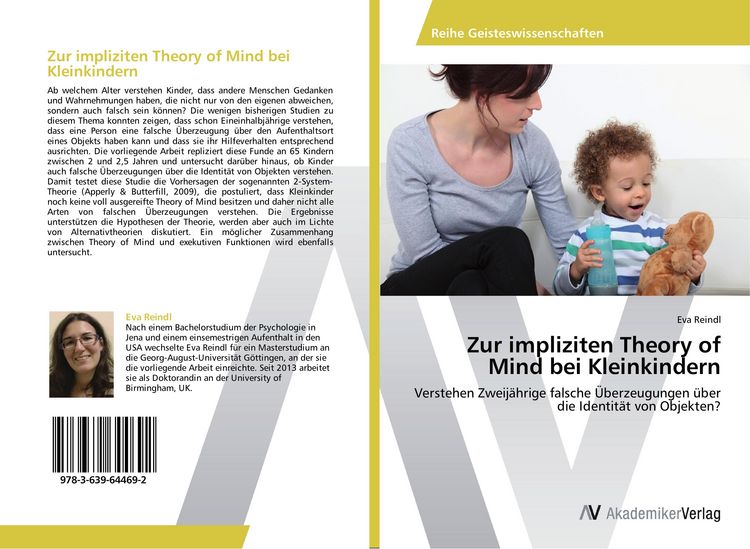 Produktbild: Zur impliziten Theory of Mind bei Kleinkindern