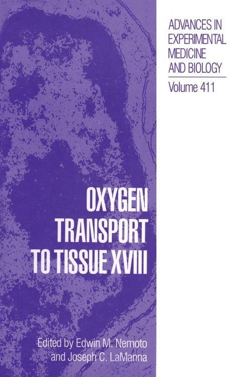 Produktbild: Oxygen Transport to Tissue XVIII