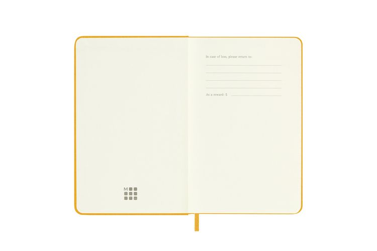 Produktbild: Moleskine Classic Notebook, Pocket, Ruled, Orange Yellow, Silk Hard Cover (3.5 x 5.5)