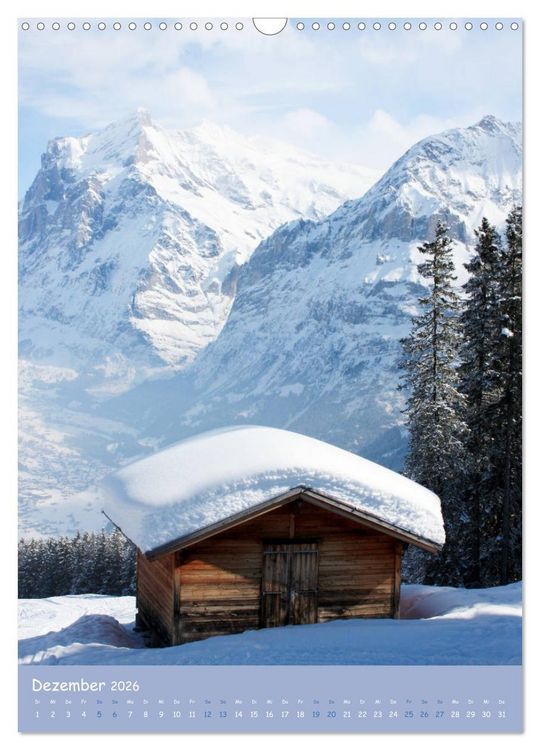 Produktbild: Bergmomente (Wandkalender 2026 DIN A3 hoch), CALVENDO Monatskalender