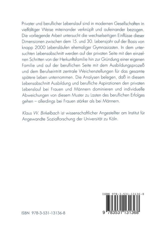 Produktbild: Berufserfolg und Familiengr&uuml;ndung