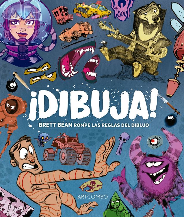 Produktbild: Dibuja. Brett Bean rompe las reglas del dibujo