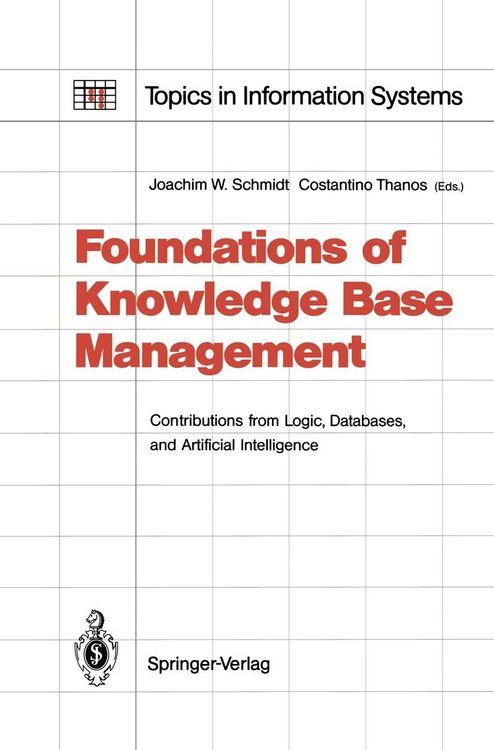 Produktbild: Foundations of Knowledge Base Management
