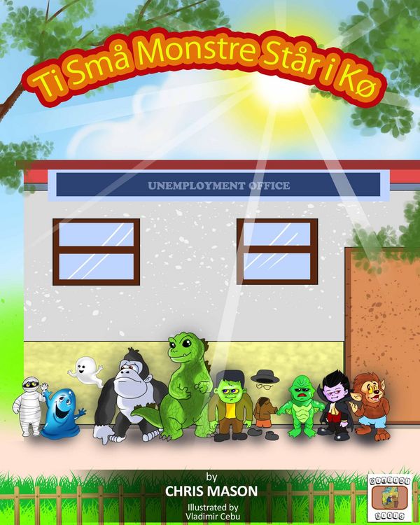 Produktbild: Ti Sm&aring; Monstre St&aring;r i K&oslash; (Foreign editions of Ten Little Monsters Standing in a Line, #3)