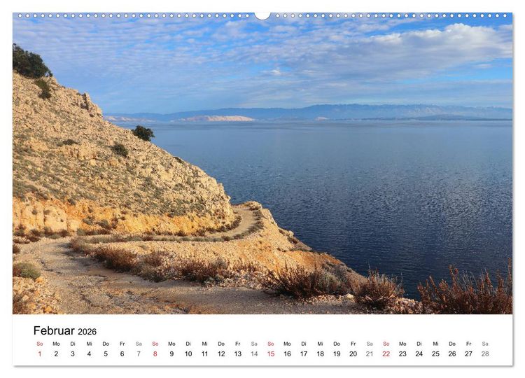 Produktbild: Kroatiens Inselzauber, Cres (Wandkalender 2026 DIN A2 quer), CALVENDO Monatskalender