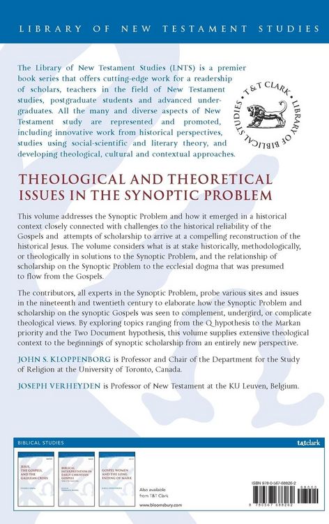 Produktbild: Theological and Theoretical Issues in the Synoptic Problem