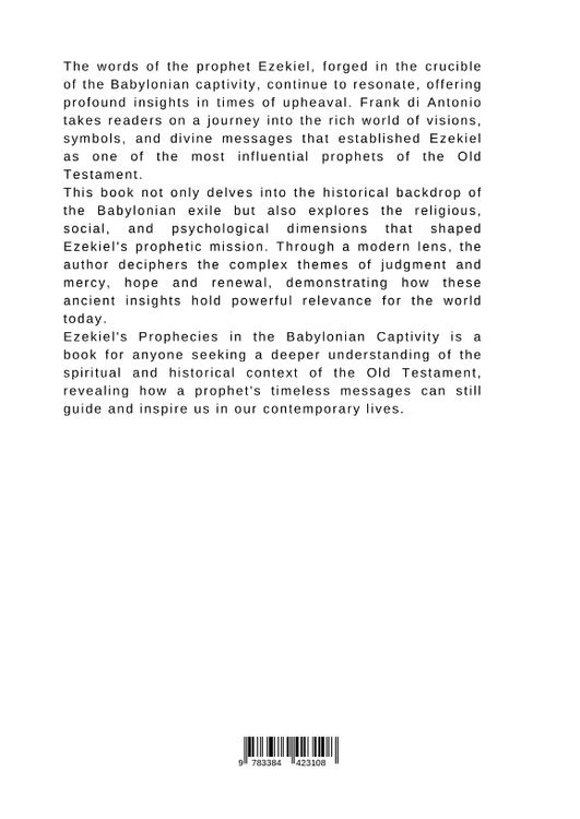 Produktbild: Ezekiel's Prophecies in the Babylonian Captivity