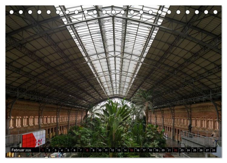 Produktbild: Metropole Madrid (Tischkalender 2026 DIN A5 quer), CALVENDO Monatskalender