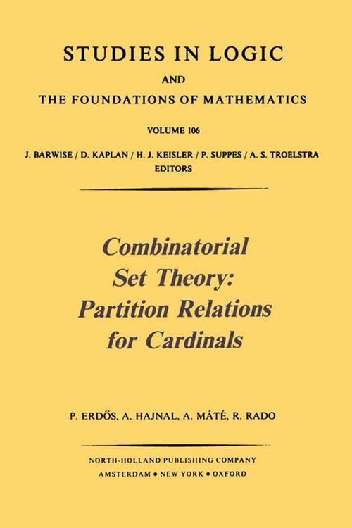 Produktbild: Combinatorial Set Theory: Partition Relations for Cardinals