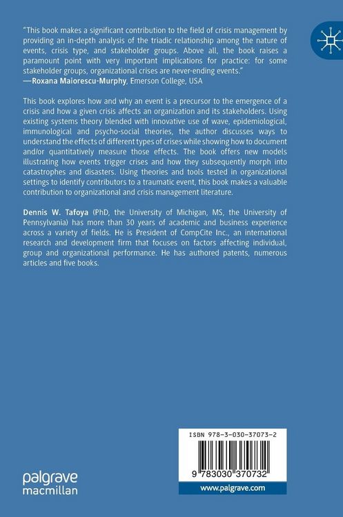 Produktbild: Crisis, Catastrophe, and Disaster in Organizations