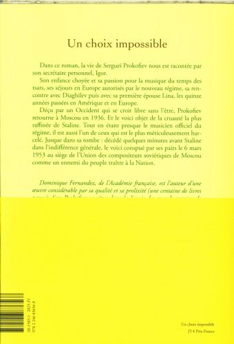 Produktbild: Un choix impossible