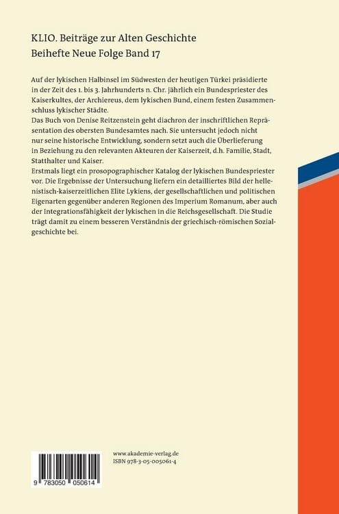 Produktbild: Die lykischen Bundespriester