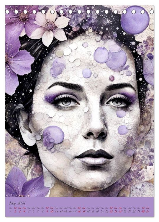 Produktbild: A woman's view (Desk Calendar 2026 DIN A5 portrait), CALVENDO 12 Month DeskCalendar