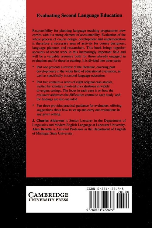 Produktbild: Evaluating Second Language Education