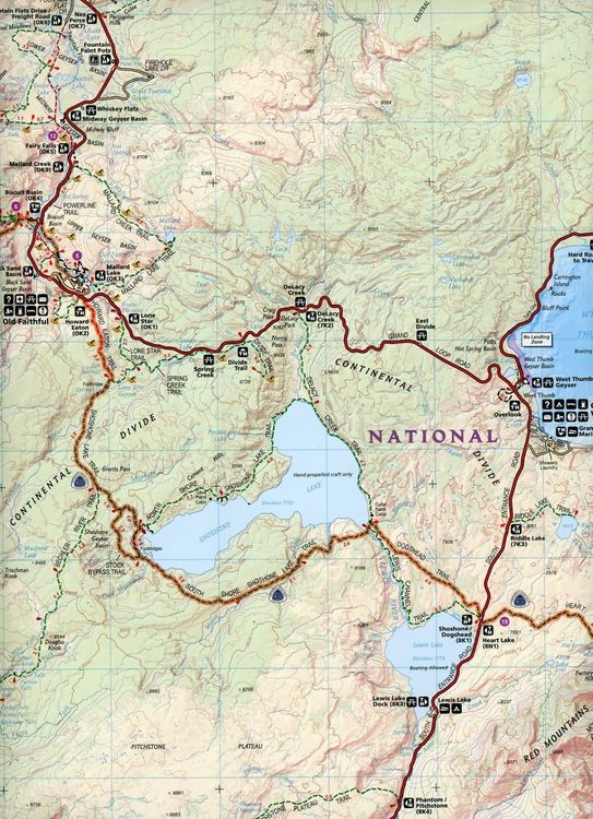 Produktbild: Yellowstone National Park Map