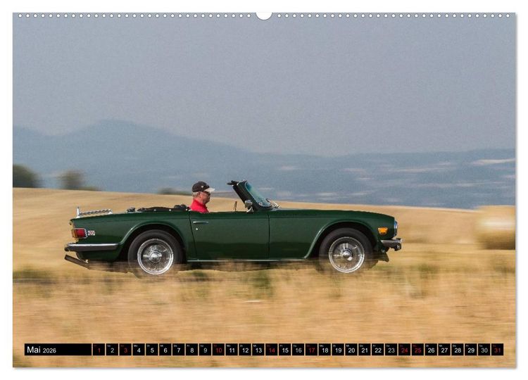 Produktbild: Die sch&ouml;nsten Oldtimer 2026 (Wandkalender 2026 DIN A2 quer), CALVENDO Monatskalender