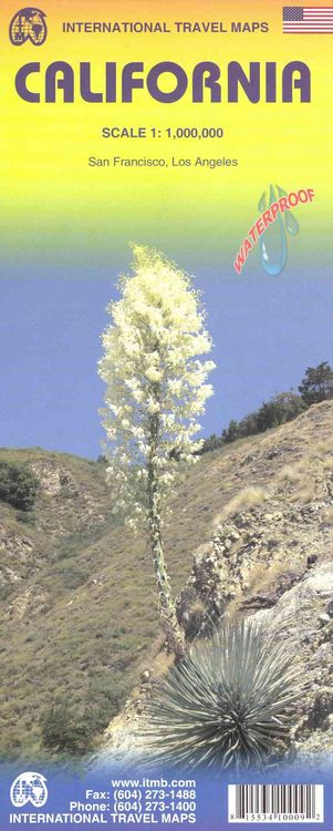 Produktbild: California Travel Ref. Map