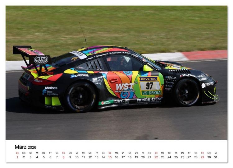 Produktbild: 24h am Ring (Wandkalender 2026 DIN A2 quer), CALVENDO Monatskalender
