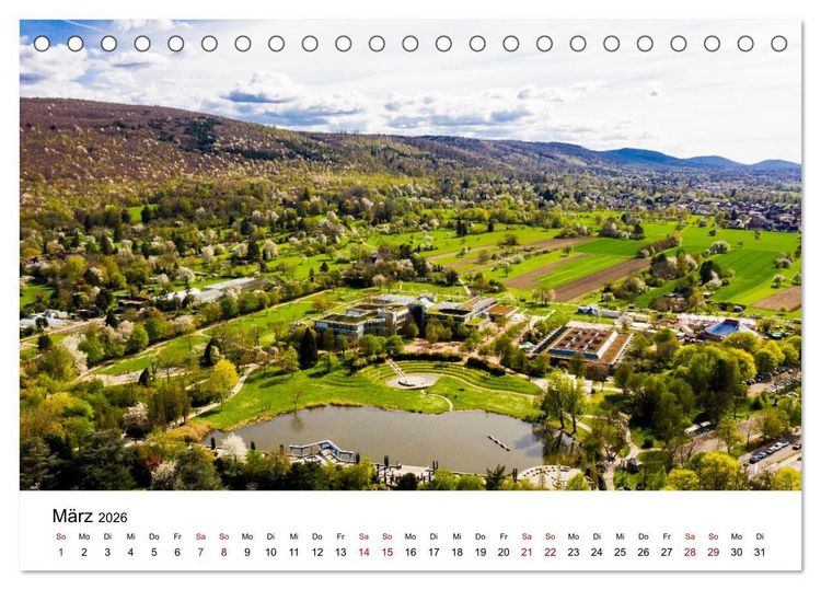 Produktbild: Das Alb- und Moosalbtal (Tischkalender 2026 DIN A5 quer), CALVENDO Monatskalender
