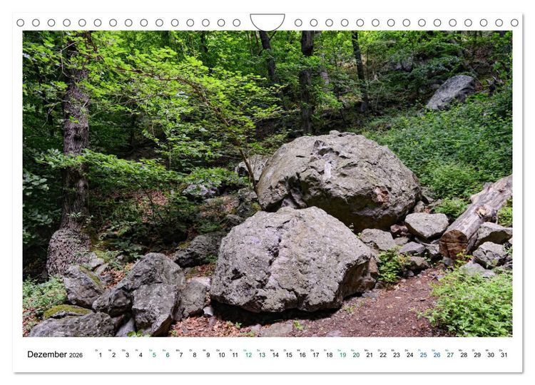 Produktbild: Die Eifel - Vulkane, Heidekraut und sanfte H&uuml;gel (Wandkalender 2026 DIN A4 quer), CALVENDO Monatskalender