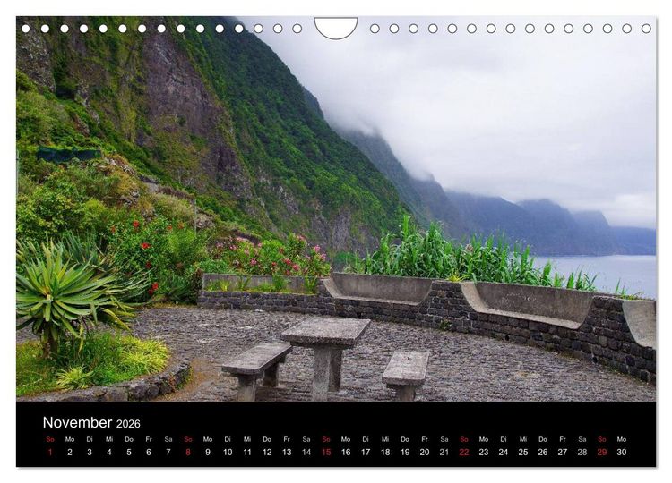 Produktbild: Madeira die Perle des Atlantiks (Wandkalender 2026 DIN A4 quer), CALVENDO Monatskalender