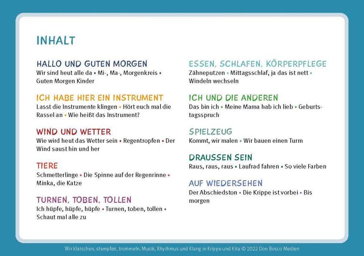 Produktbild: Wir klatschen, stampfen, trommeln