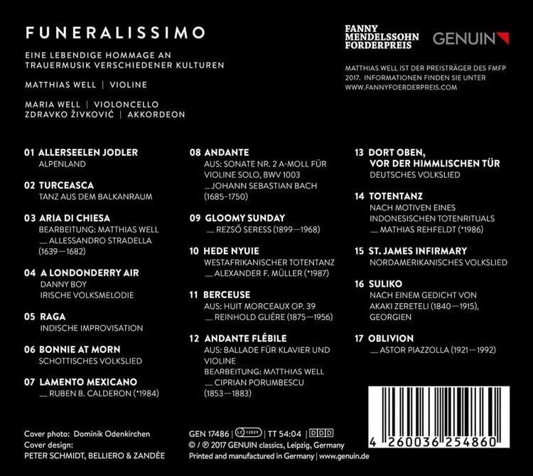 Produktbild: Funeralissimo-Eine Hommage an Trauermusiken