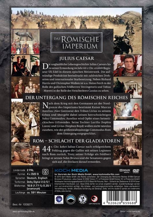 Produktbild: Das R&ouml;mische Imperium - Box [4 DVDs]